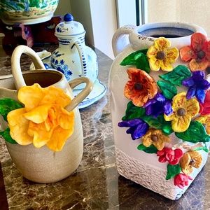 French country pitcher or vase